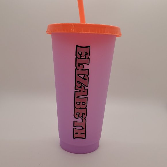 Custom Name 24oz Color Change Tumbler - Picture 2 of 7
